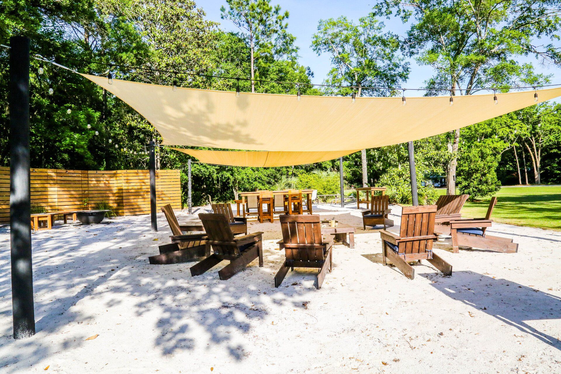 Beautiful white sand beach Hart Meadows Ranch