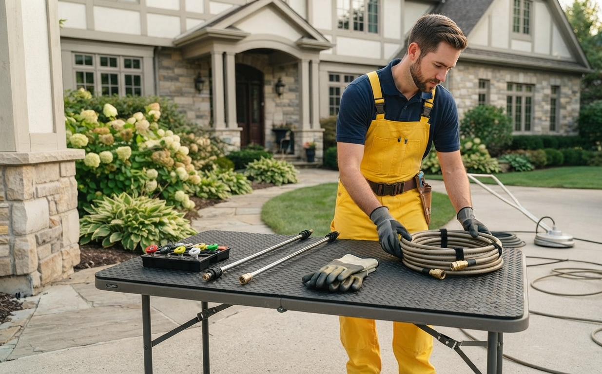 preparing tools to start working