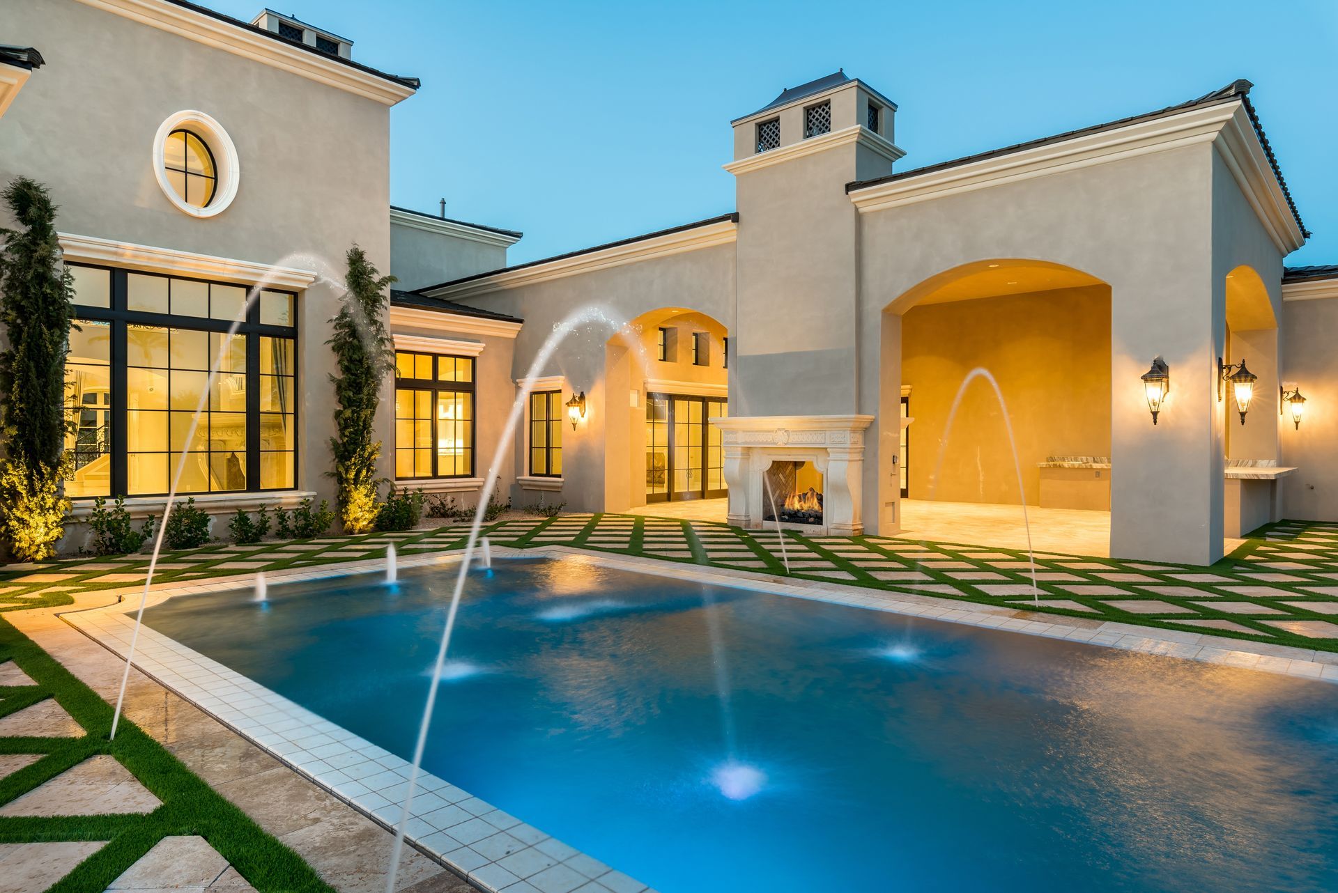 Formal Mediterranean design