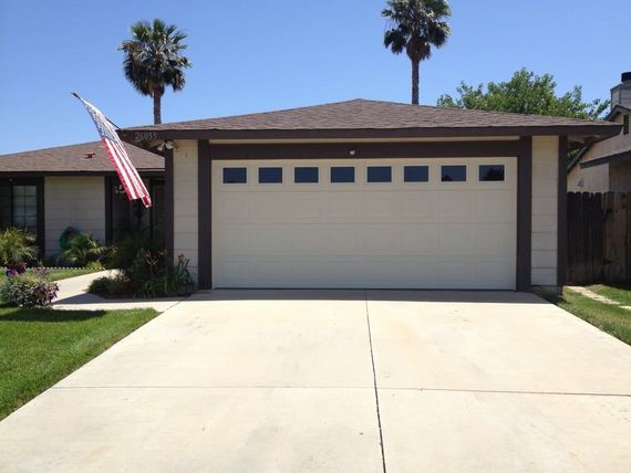 New residential garage door installation for a Winchester, CA home