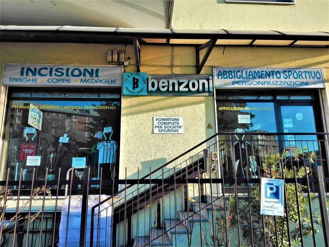 Benzoni Sport negozio storico di Melegnano