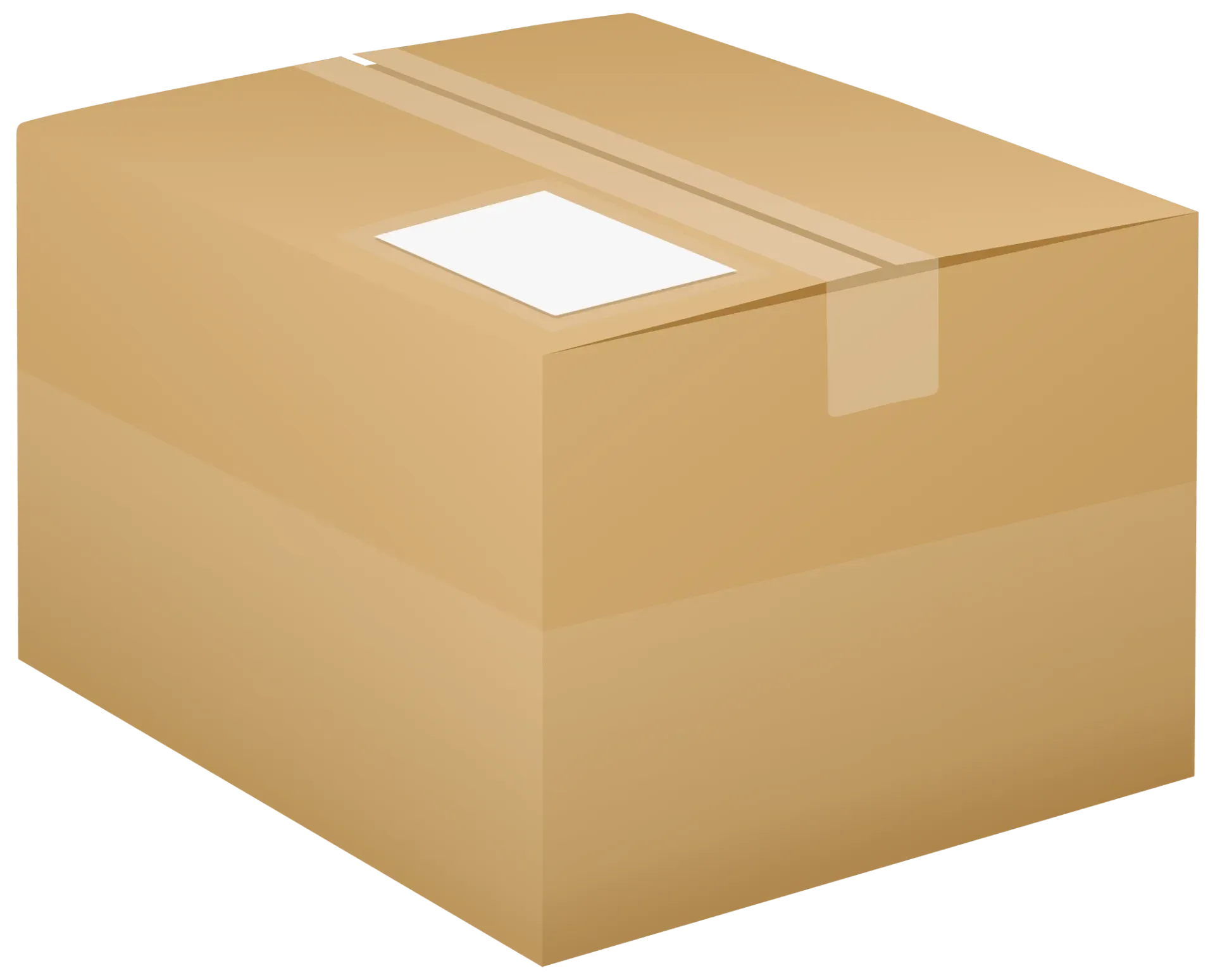 Caixa de papelão.