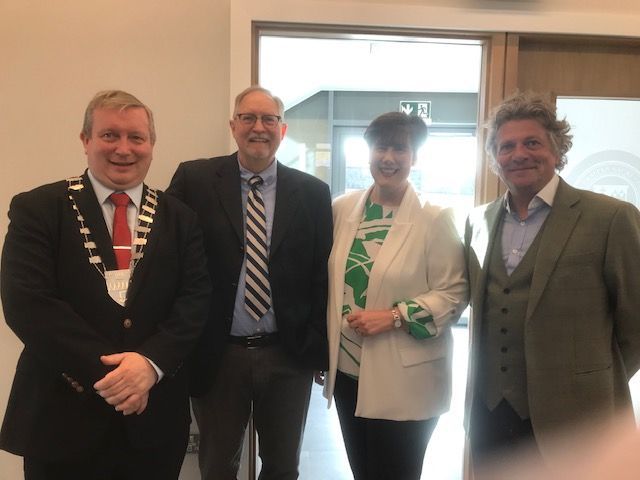 Dingle Mayor. Minister Norma Foley. Sacred Heart Uni