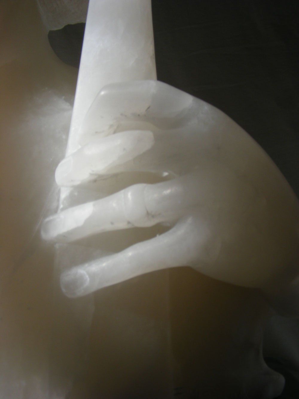 Portrait sculpture. Stone carved bust. Female Portrait.