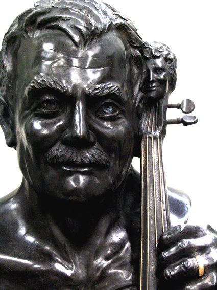 RAM London bronze bust Lionel Tertis Ben Dearnley