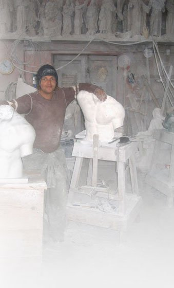Marble carving diary, Italian road trip, Classical marble sculpture Ben Dearnley