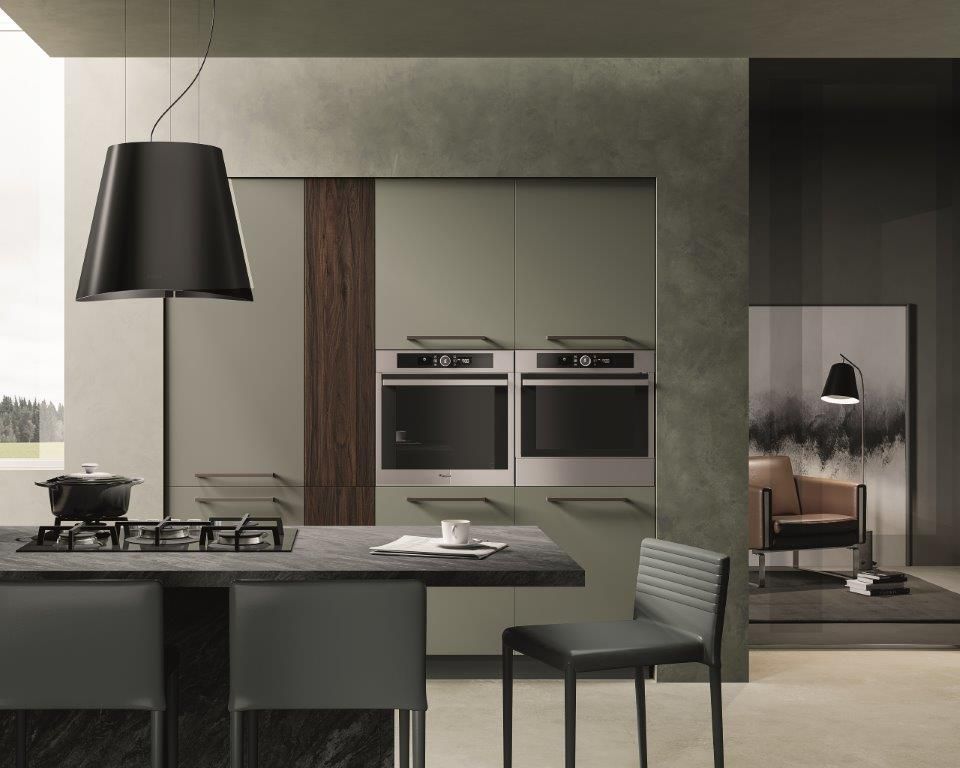 Cucina lineare moderna realizzata a Frosinone