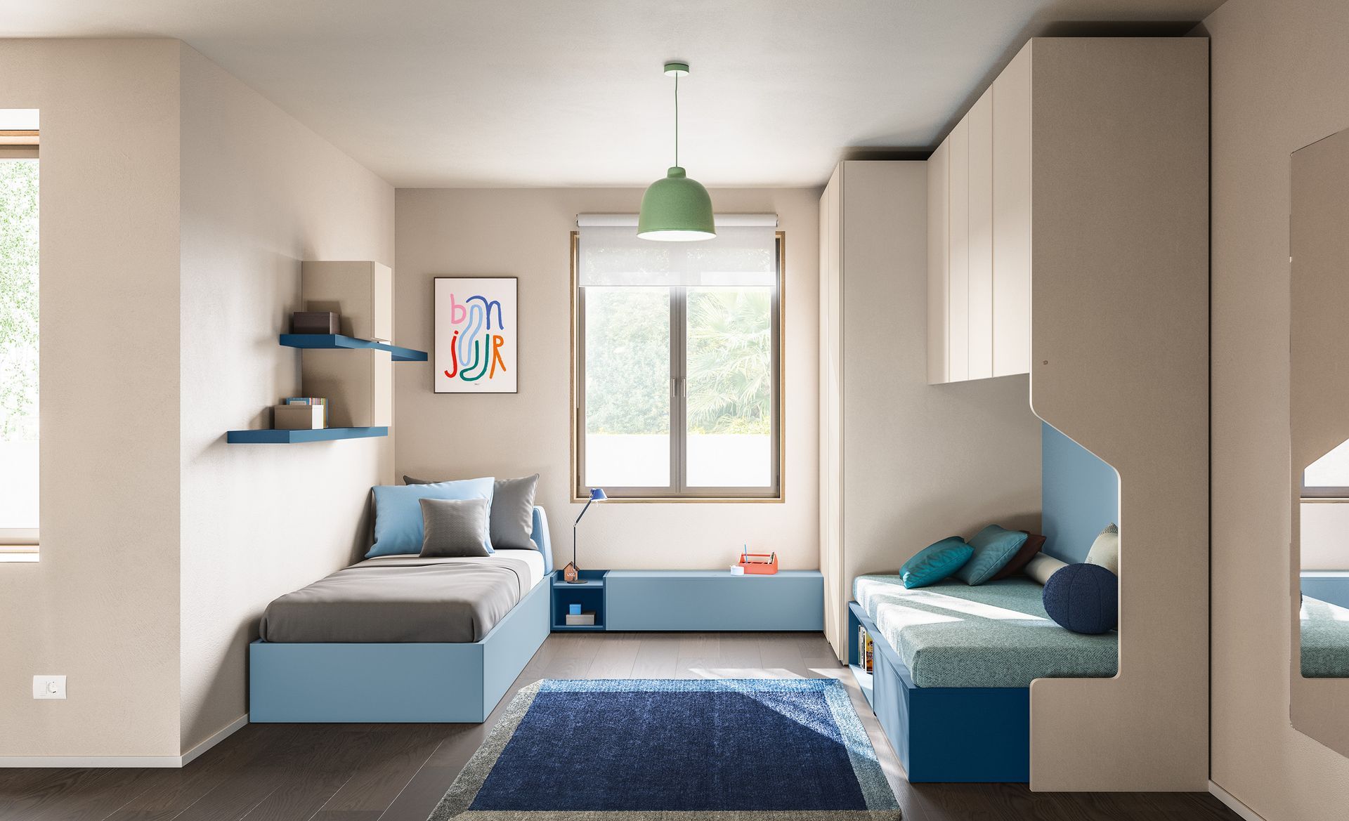 Realizzazione camera da letto  su misura completa a Frosinone