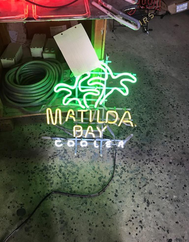 Neon sign for 