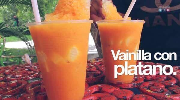RASPADOS DOÑA GÜERA - DE VAINILLA CON TROZOS DE PLÁTANO