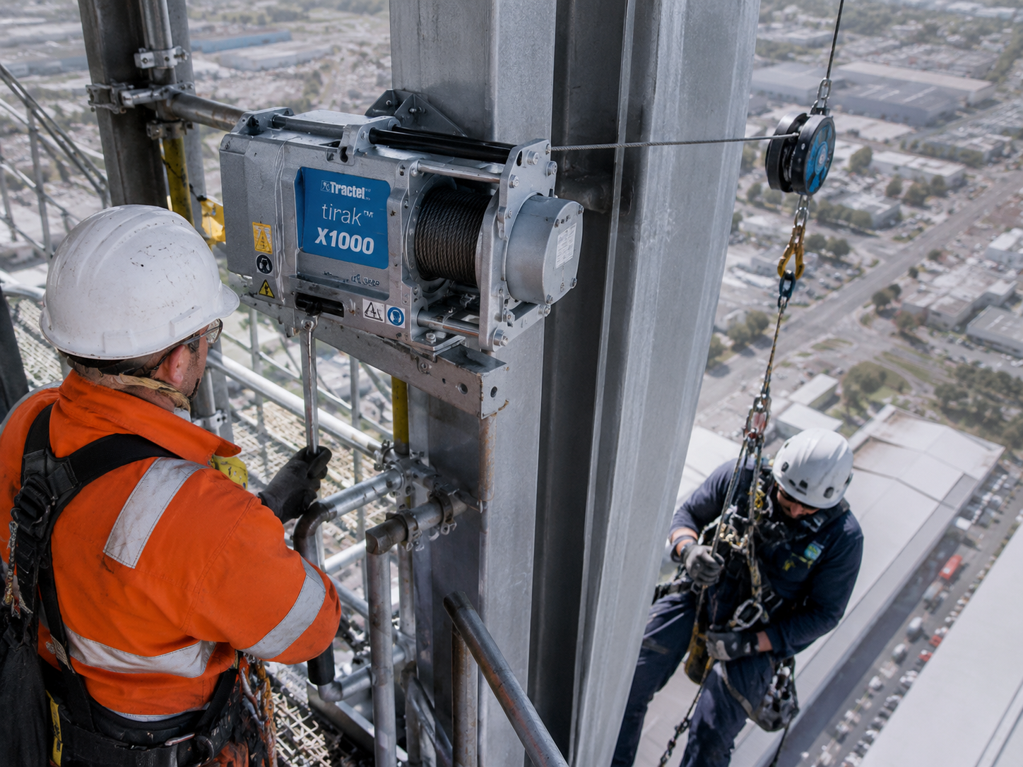 Personnel and material hoisting
