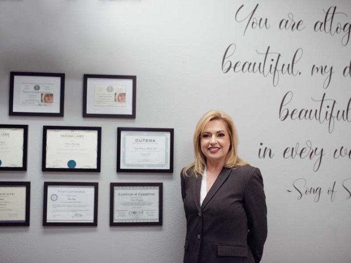 dee heinz in her office
