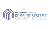 The comfort systems logo is a performance tested logo.