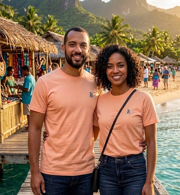 Couple Shirt Peach