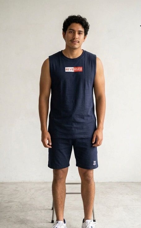 Men Navy Blue Active