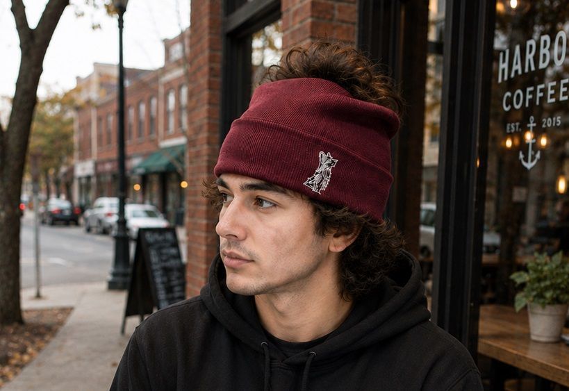 Mens Beanie Open