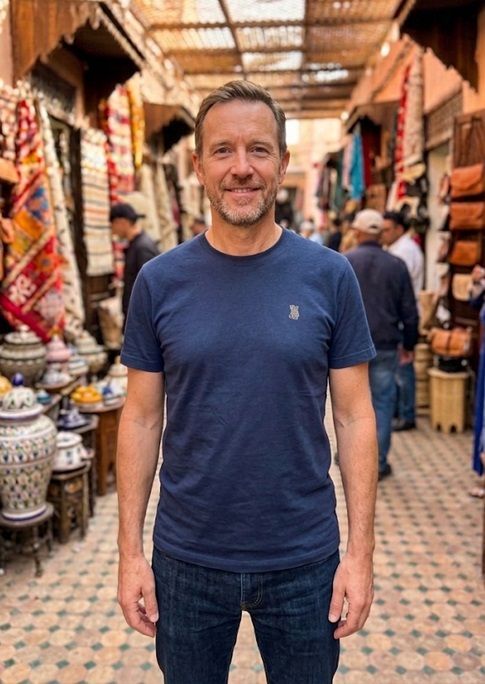 Mens Shirt Navy Blue
