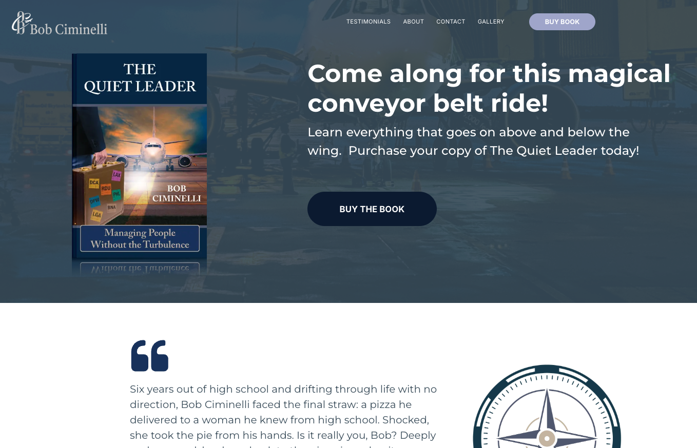 Website banner promoting 
