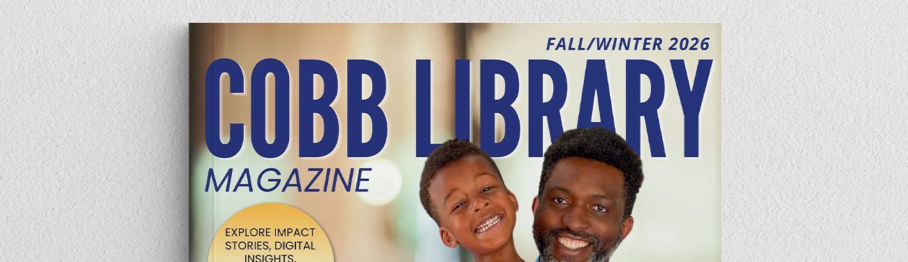 Cobb County Public Library newsletter cover