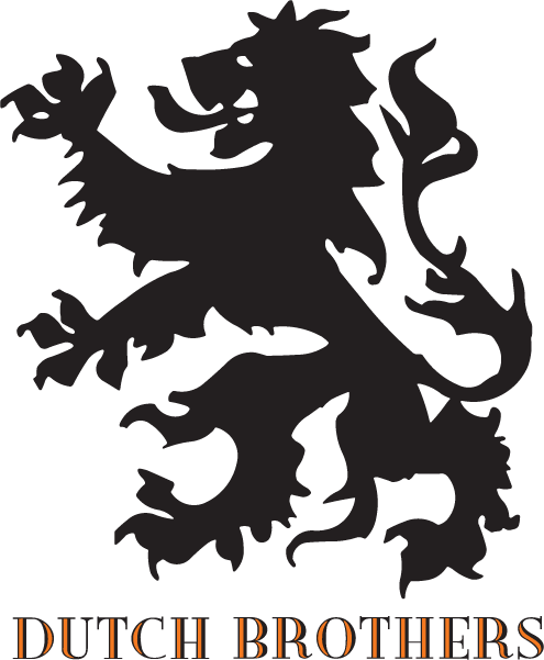 the dutch brothers logo has a lion on it