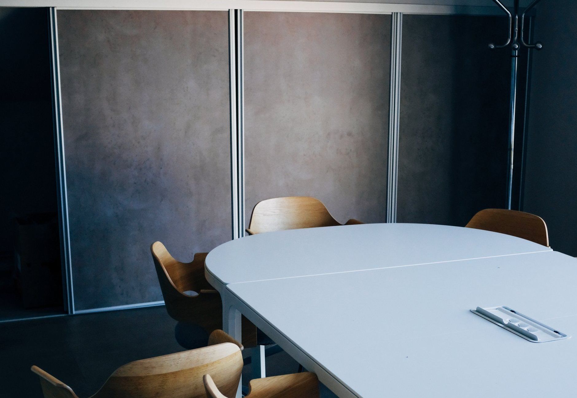 empty meeting table