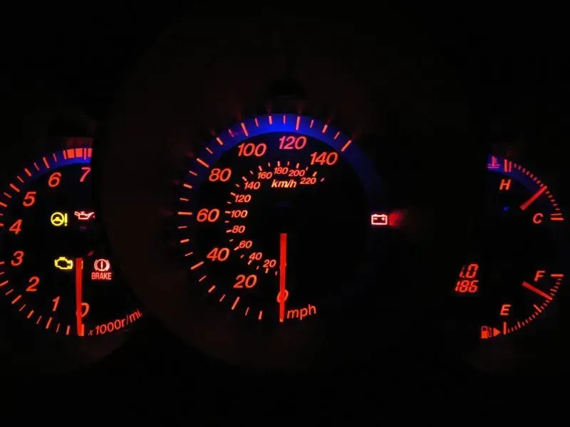 vehicle dashboard with multiple warning lights on | Casey's Automotive