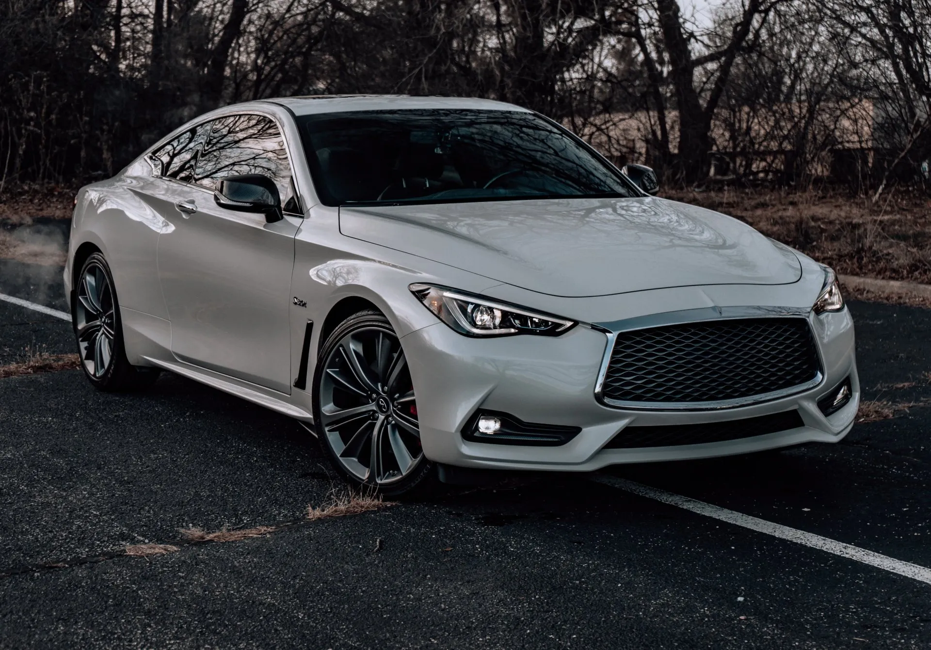 parked white car | Casey's Automotive