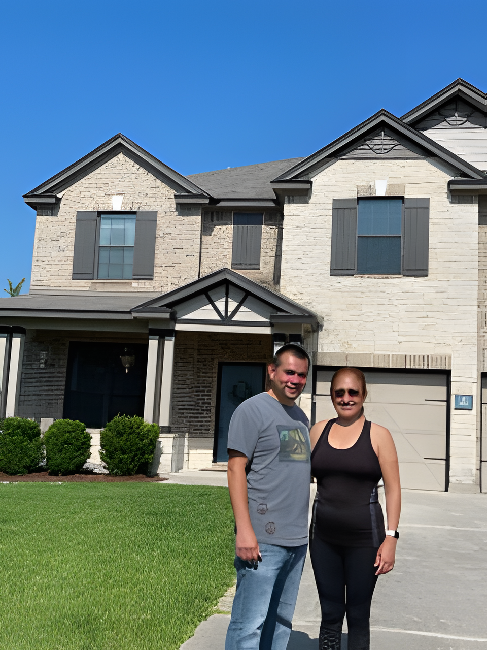 Couple and house | Hill Country European Autoworks