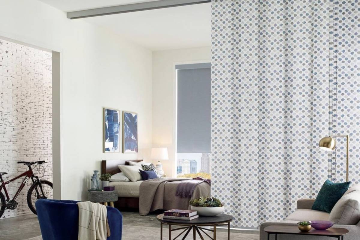 Hunter Douglas Skyline® Gliding Window Panels, blinds for sliding glass doors near Boerne, Texas (TX)