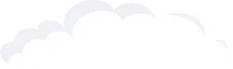 Soft white cloud shapes on a pale background, like a simple sky border