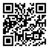 QR code with a pattern of black and white squares.