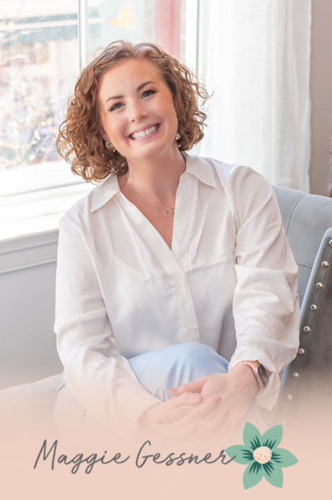 A woman is sitting in a chair in front of a window and smiling. A woman is sitting in a chair in front of a window and smiling.