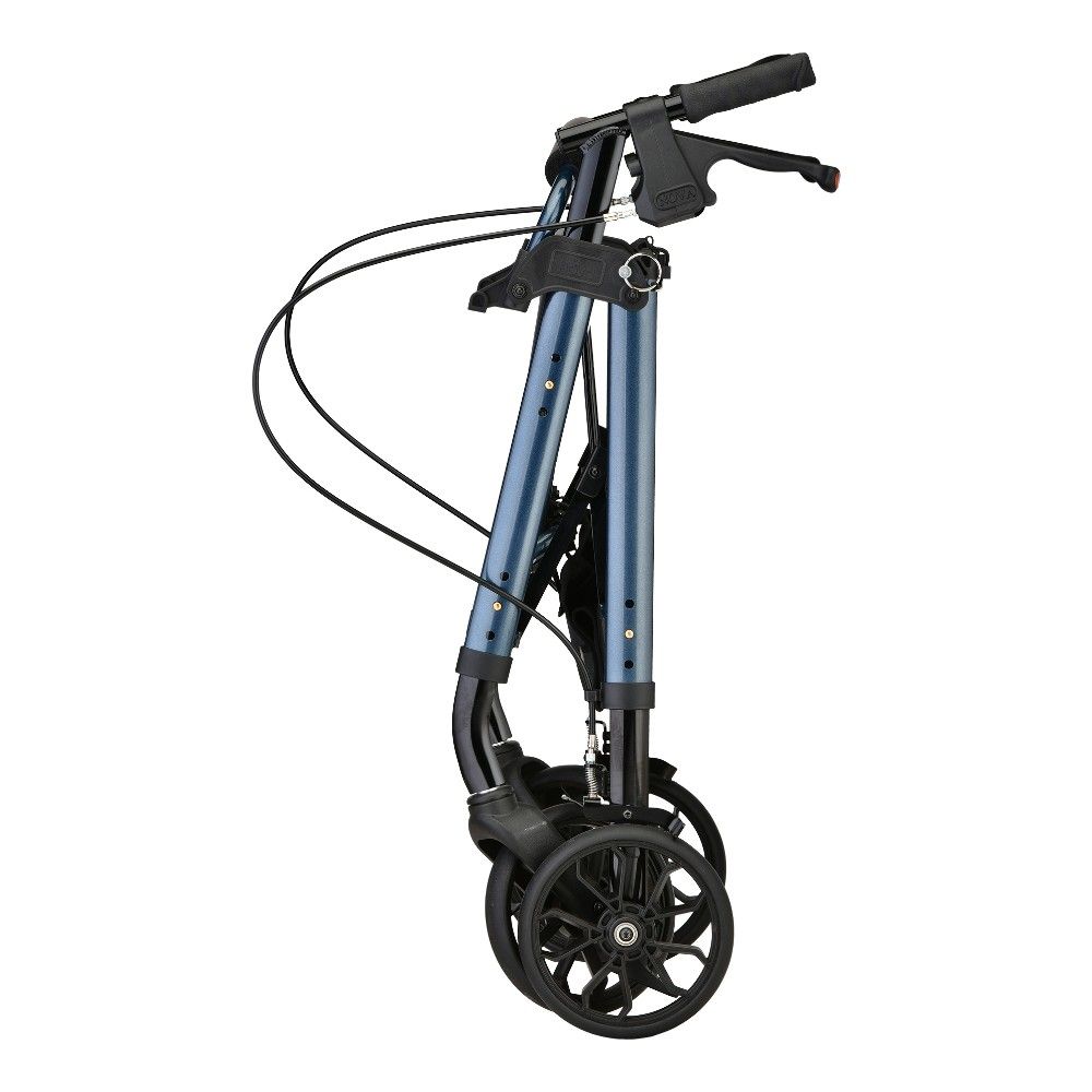 Black and blue Nova rollator.