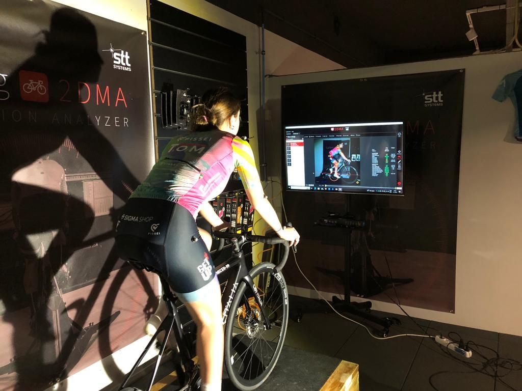 Renster in tijdens een fietsmeting