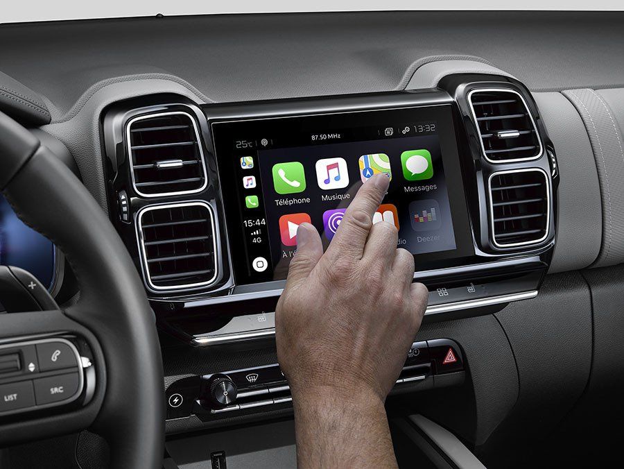 Interface Carplay y Android auto citroen