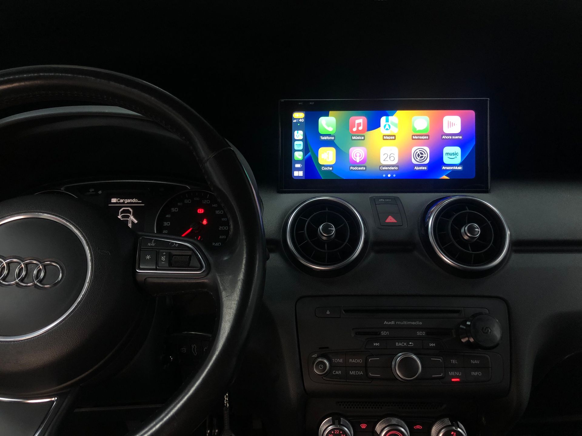 Pantalla android 10,25 audi A1 8X