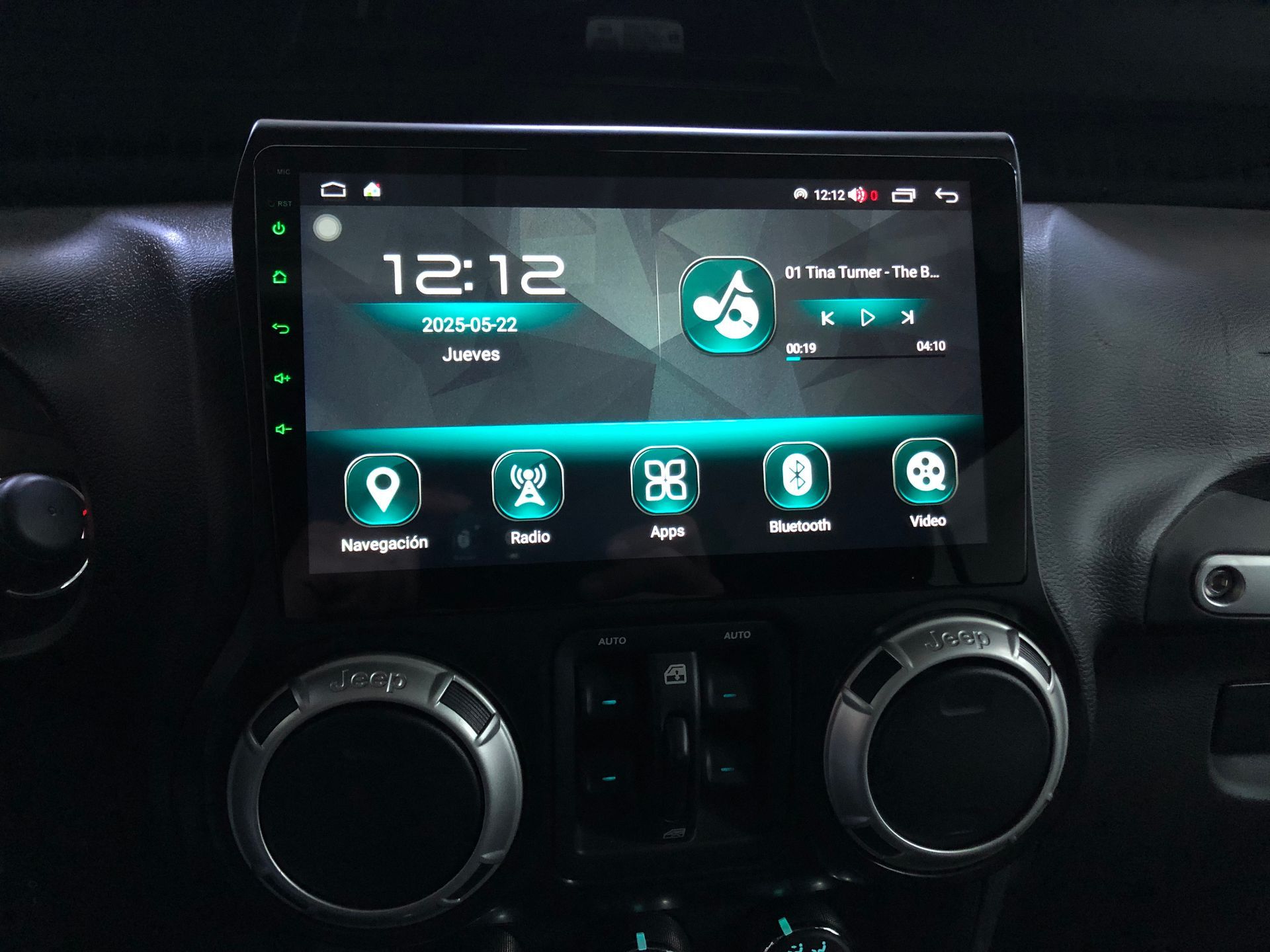 Pantalla android Dynavin Jeep Wrangler JK