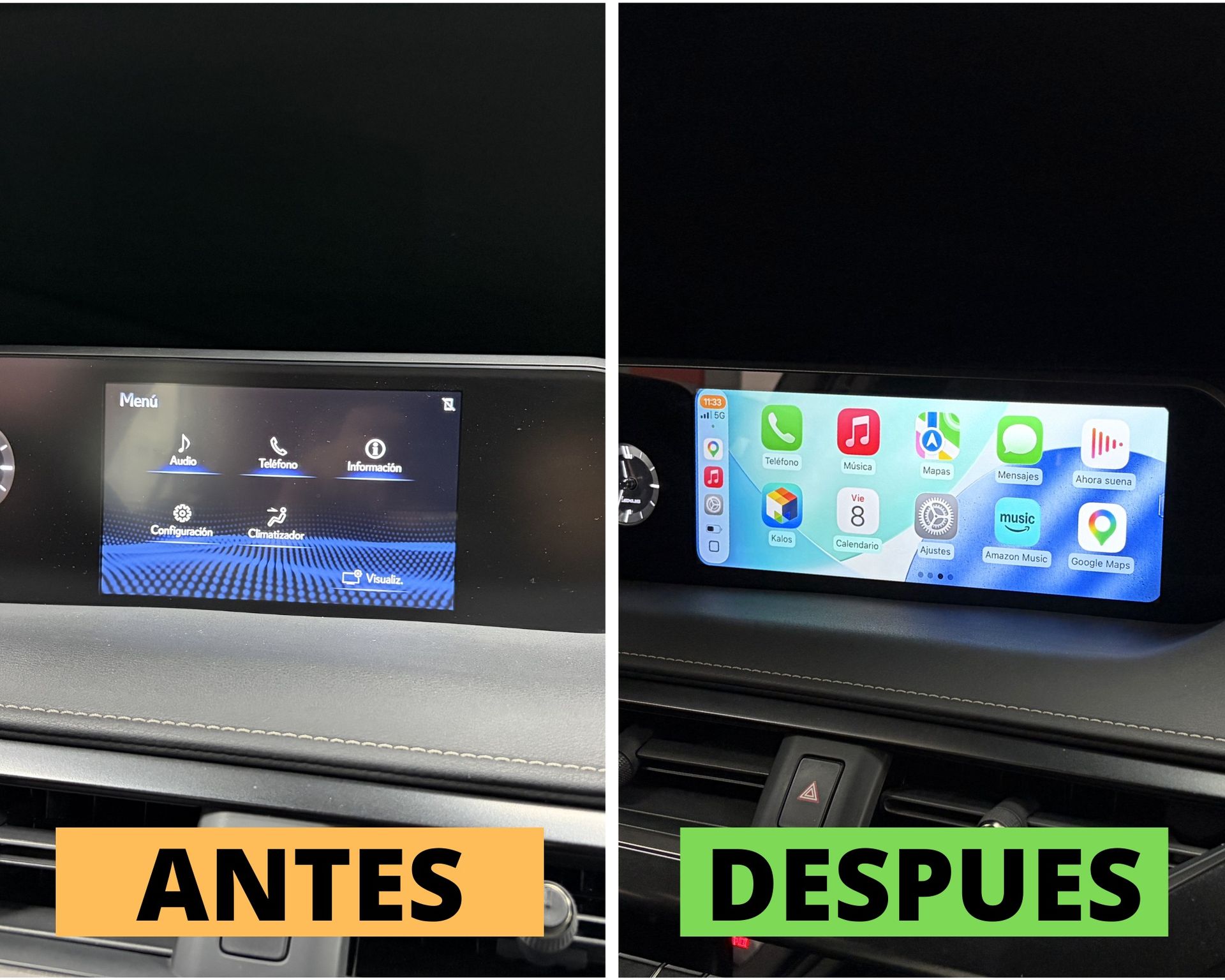 Pantalla Android 10,25 Lexus UX