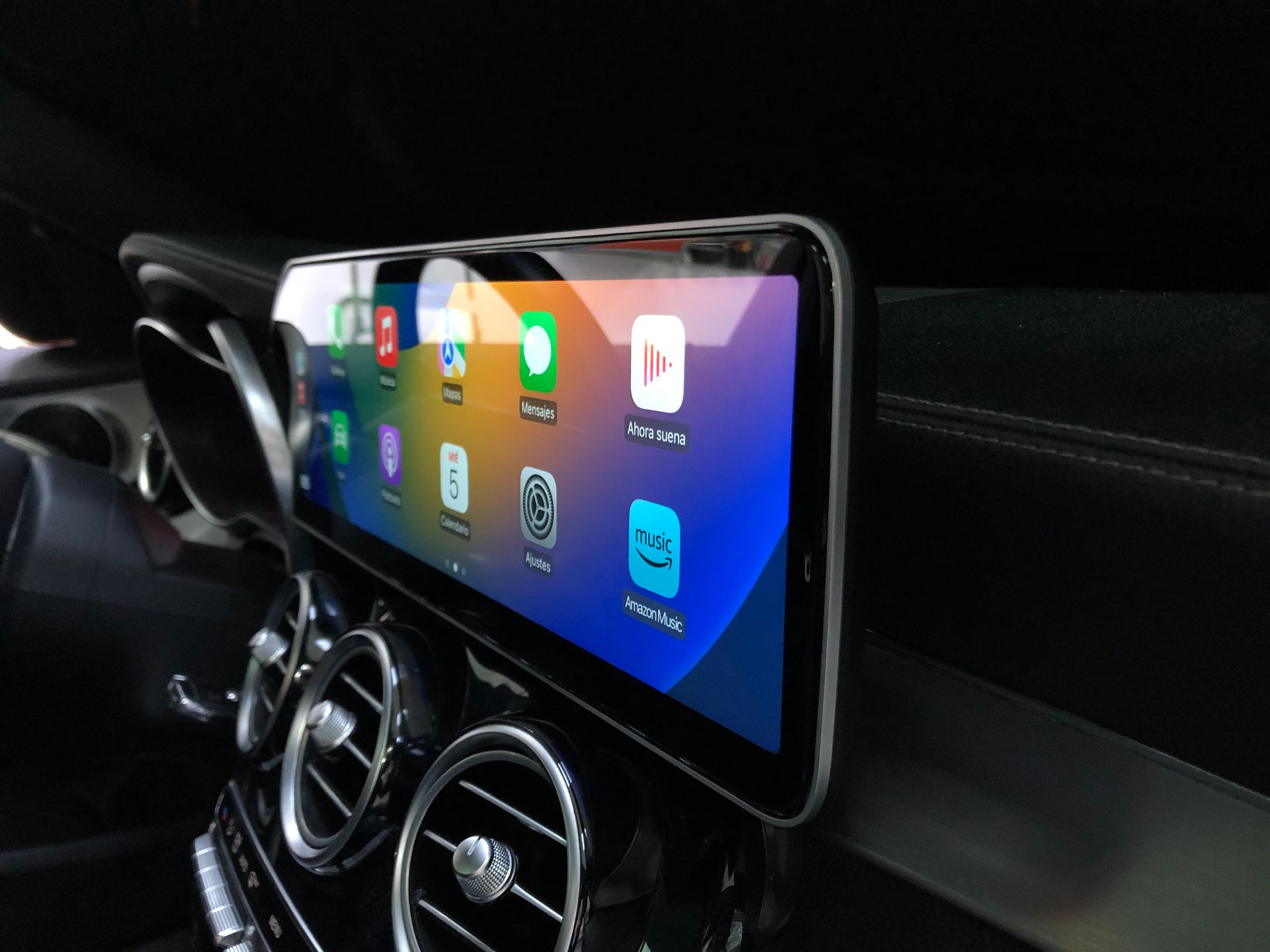 Pantalla android 15 Mercedes c y glc