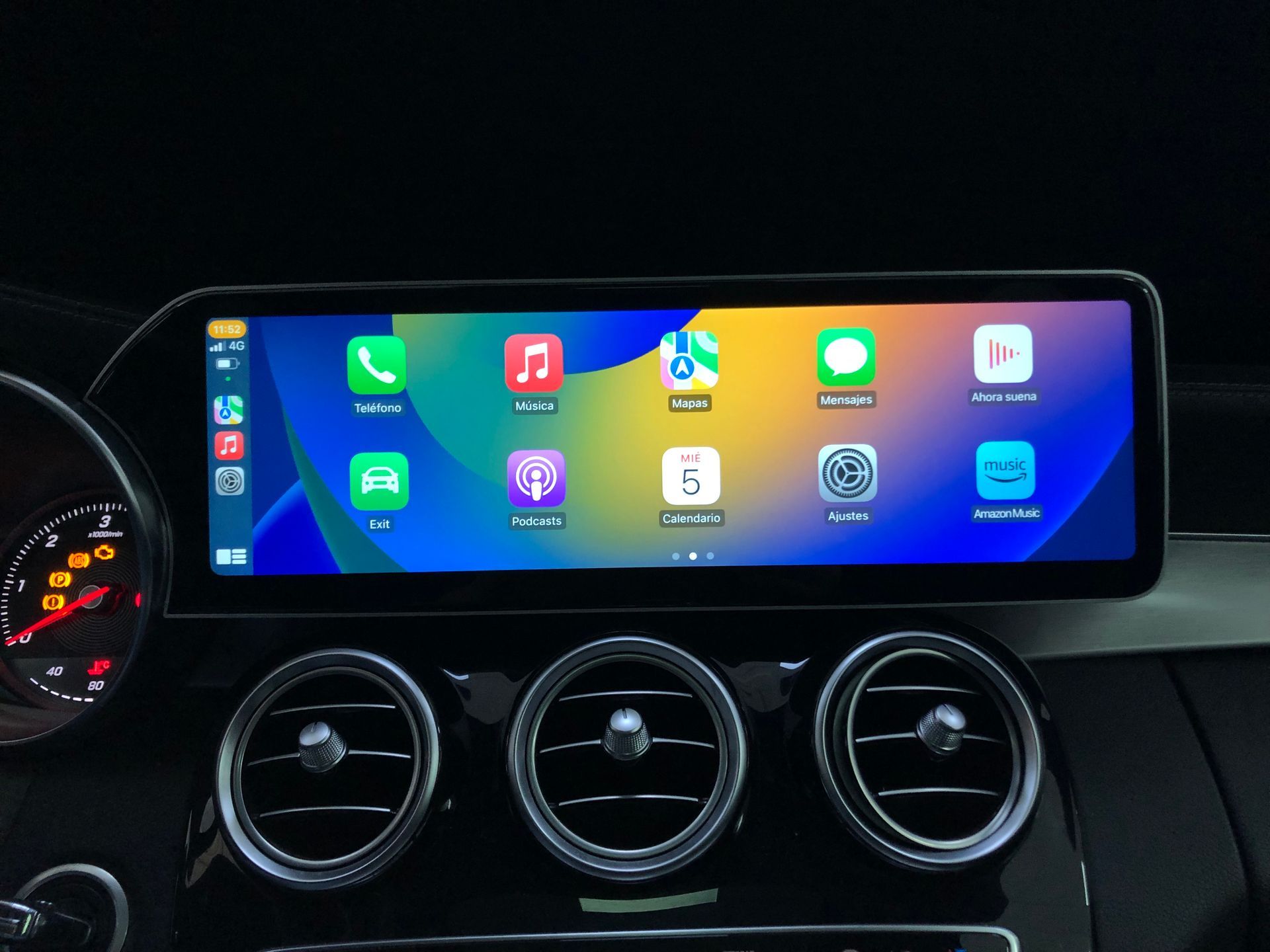 Pantalla android 15 Mercedes c y glc