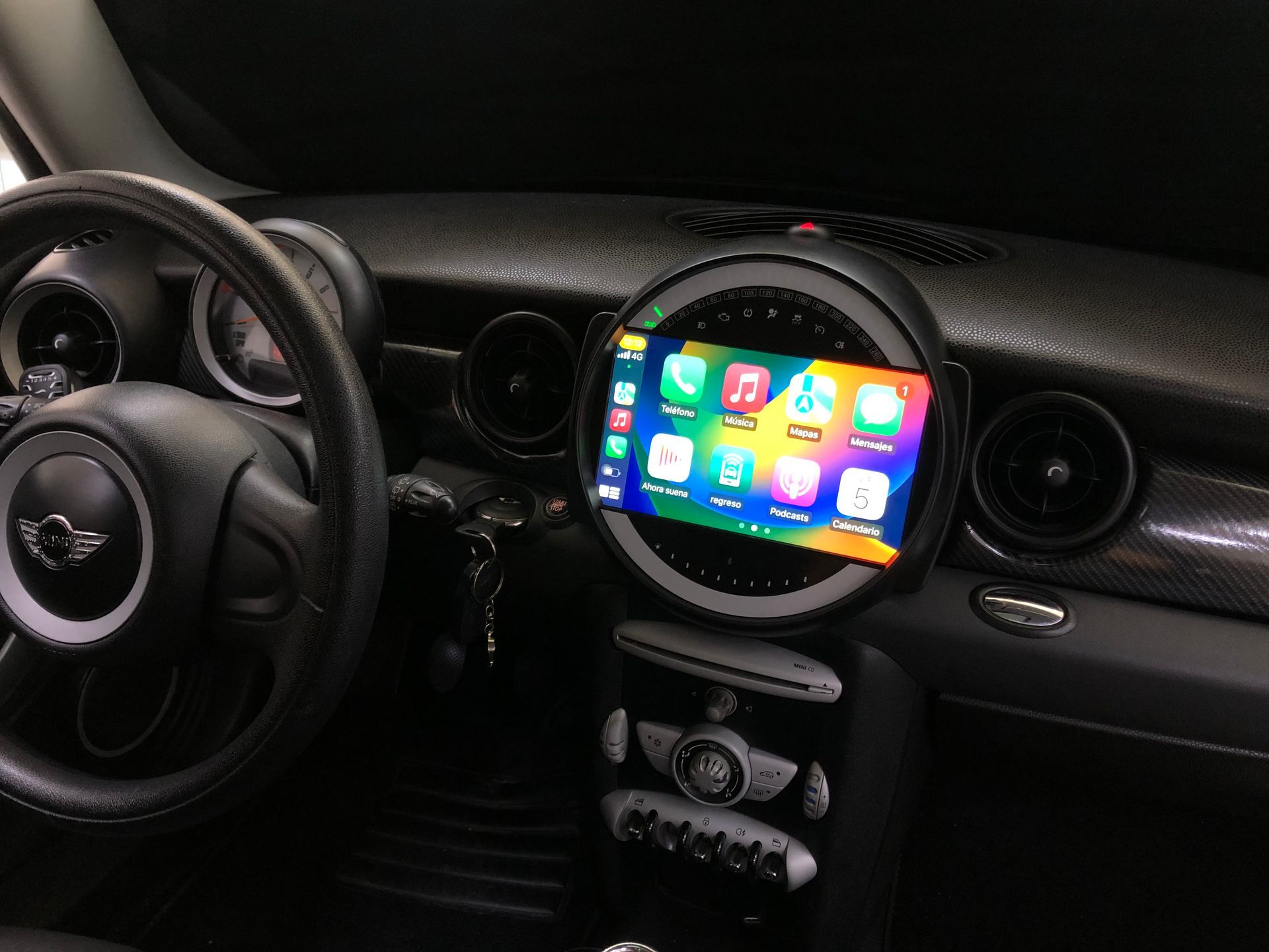 Pantalla android 9 MINI R55, R56 y R57 (2006-2014)