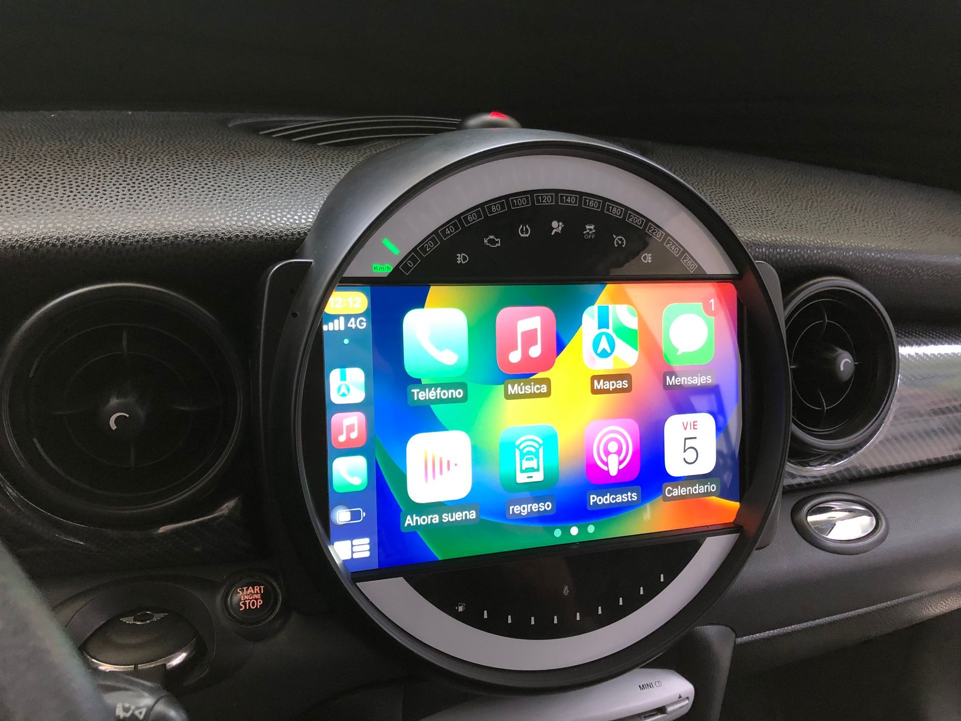 Pantalla android 9 MINI R55, R56 y R57 (2006-2014)