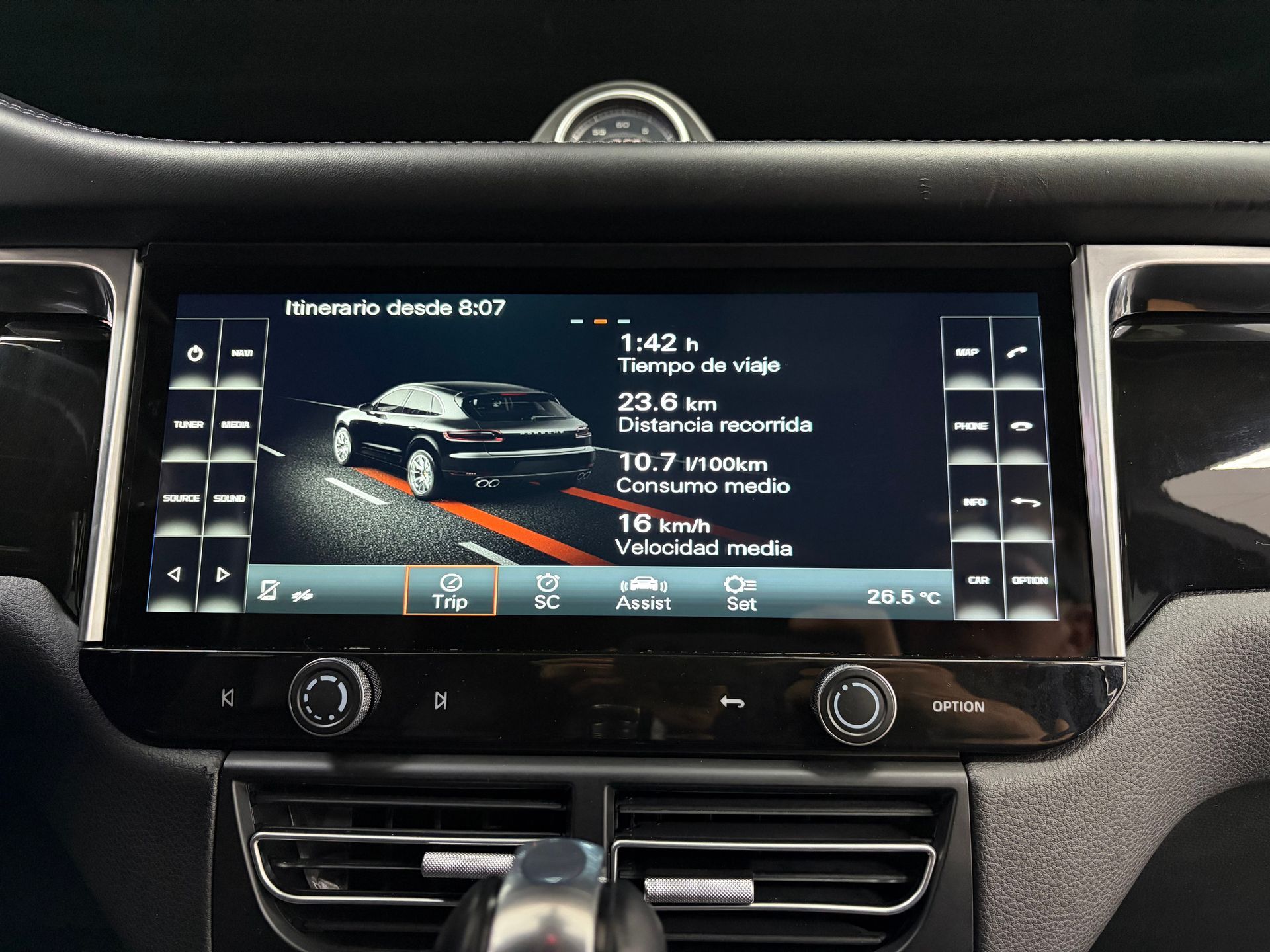Pantalla android 12 Porsche Macan