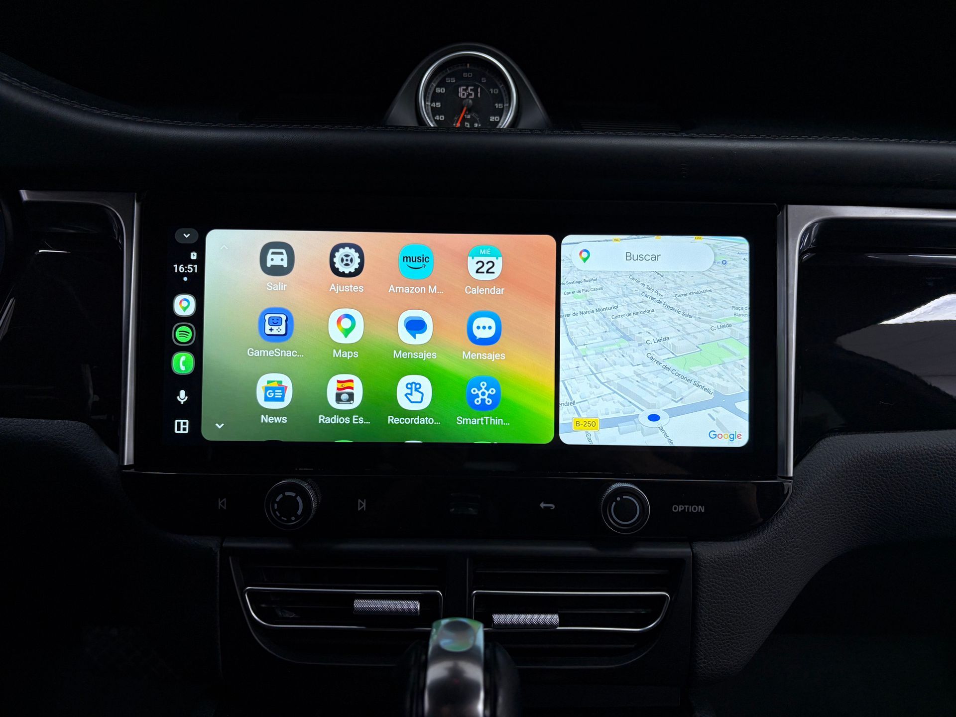 Pantalla android 12 Porsche Macan