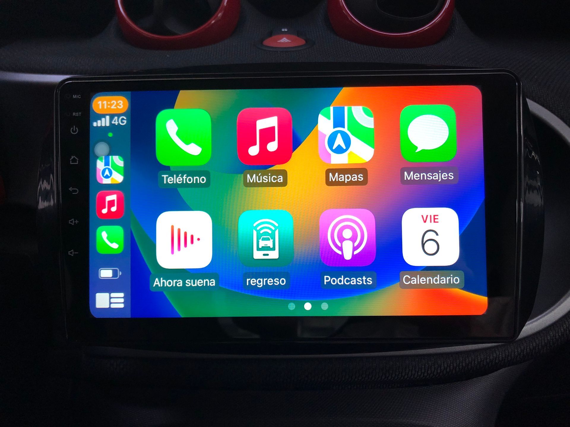 Pantalla android Smart Fortwo 453