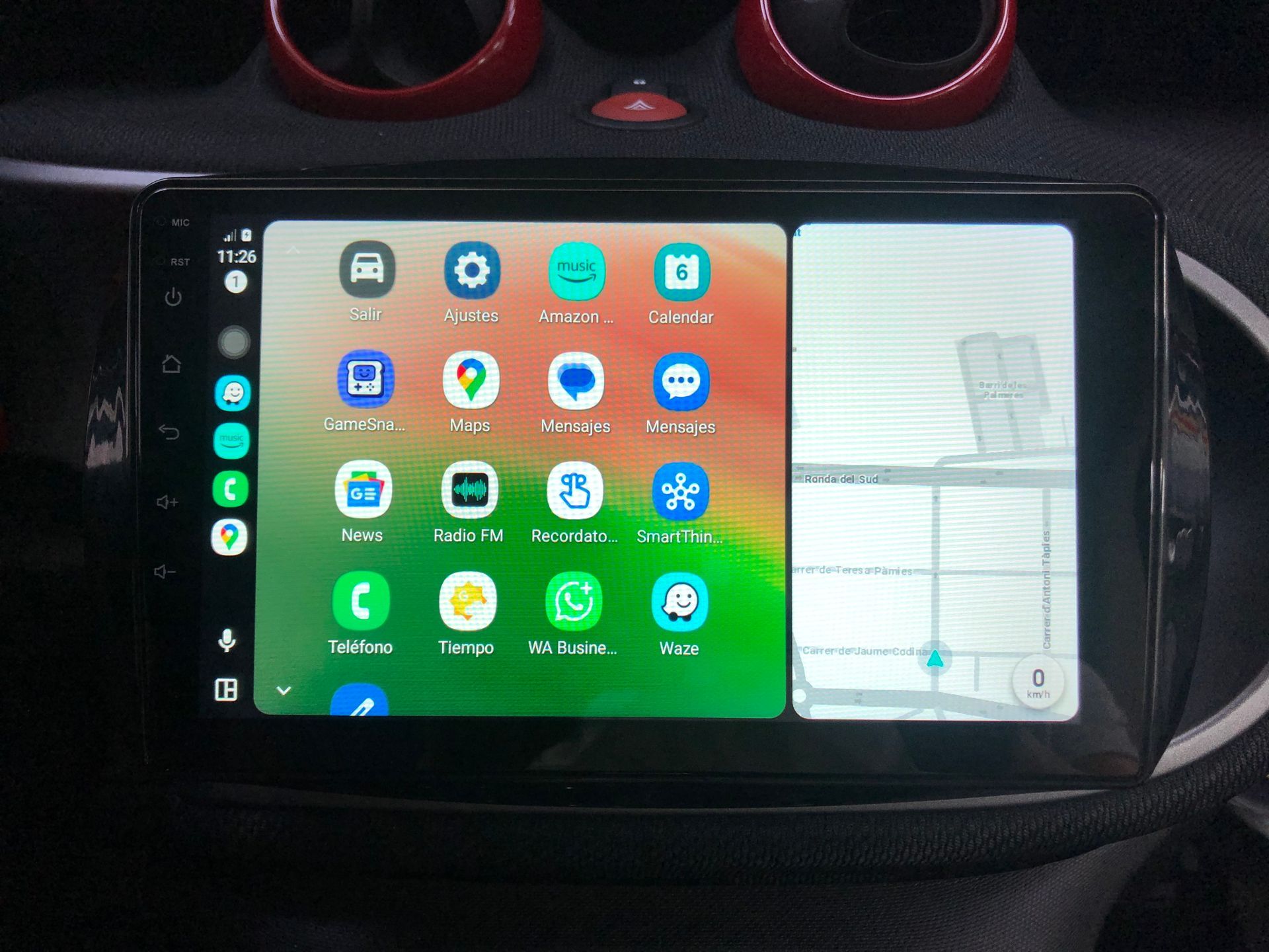 Pantalla android Smart Fortwo 453