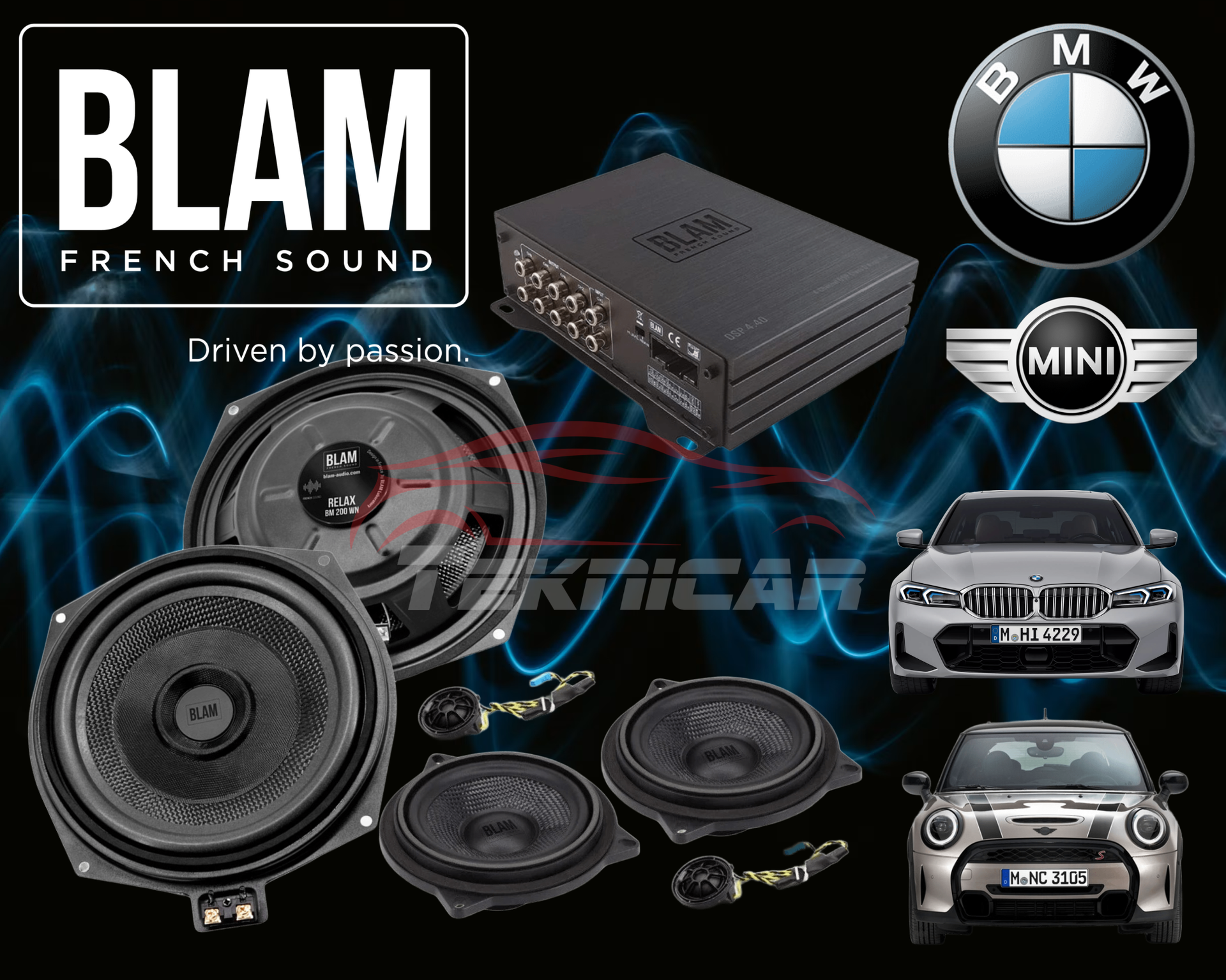 Equipo sonido Blam Audio BMW