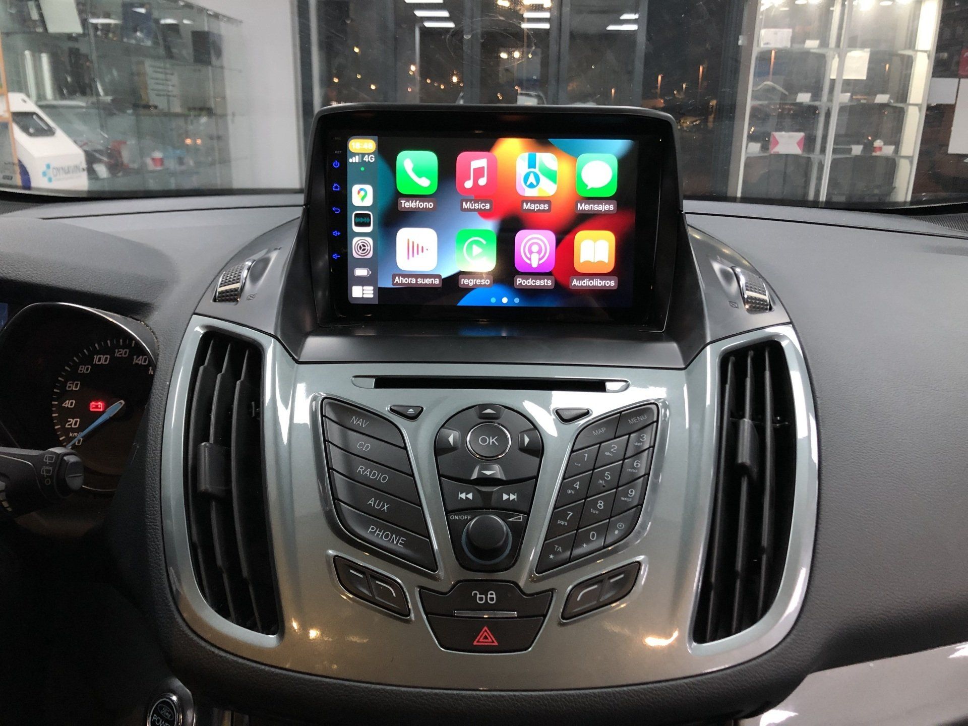 Pantalla android 9 Ford C-Max y Kuga