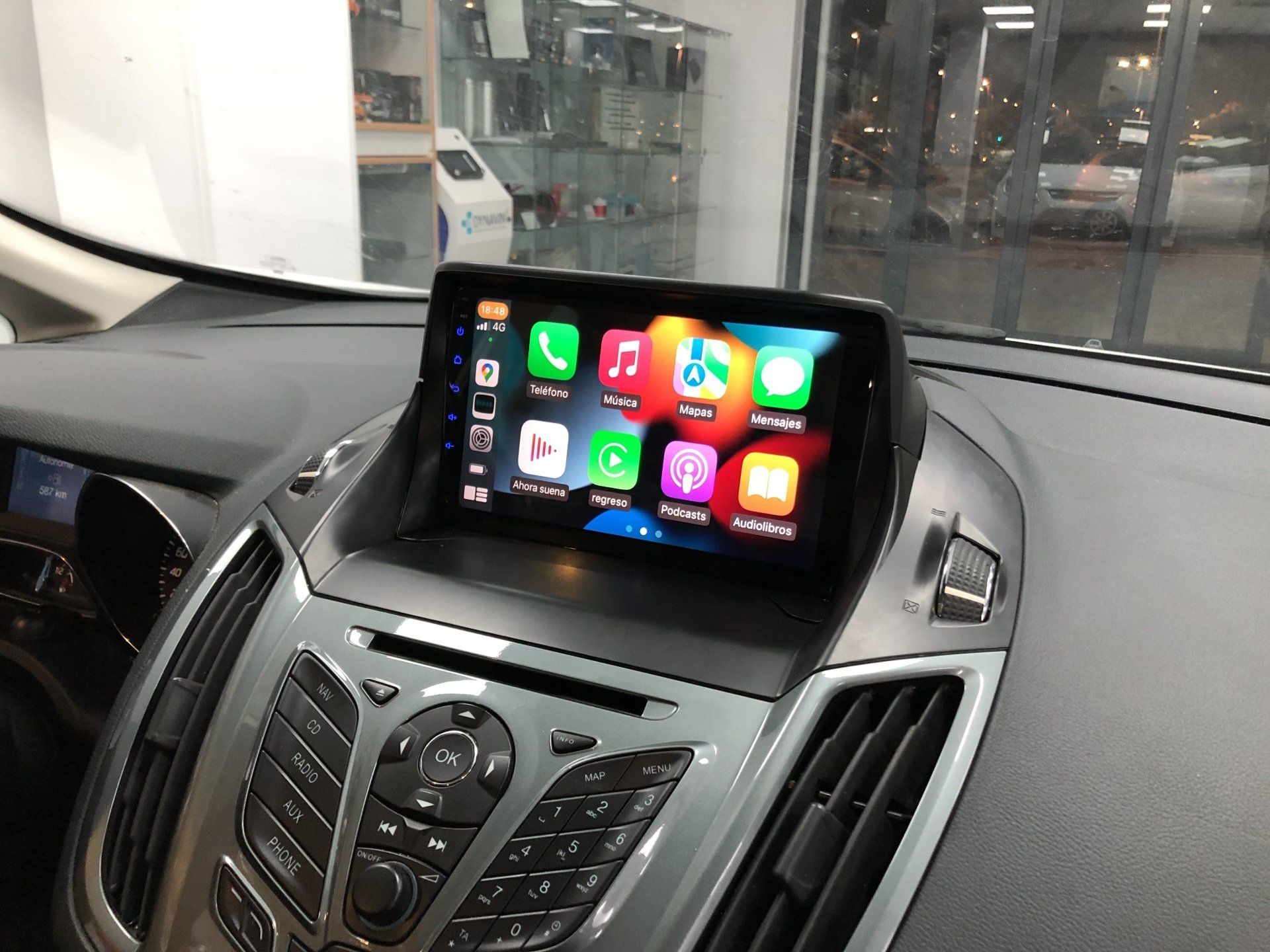Pantalla android 9 Ford C-Max y Kuga