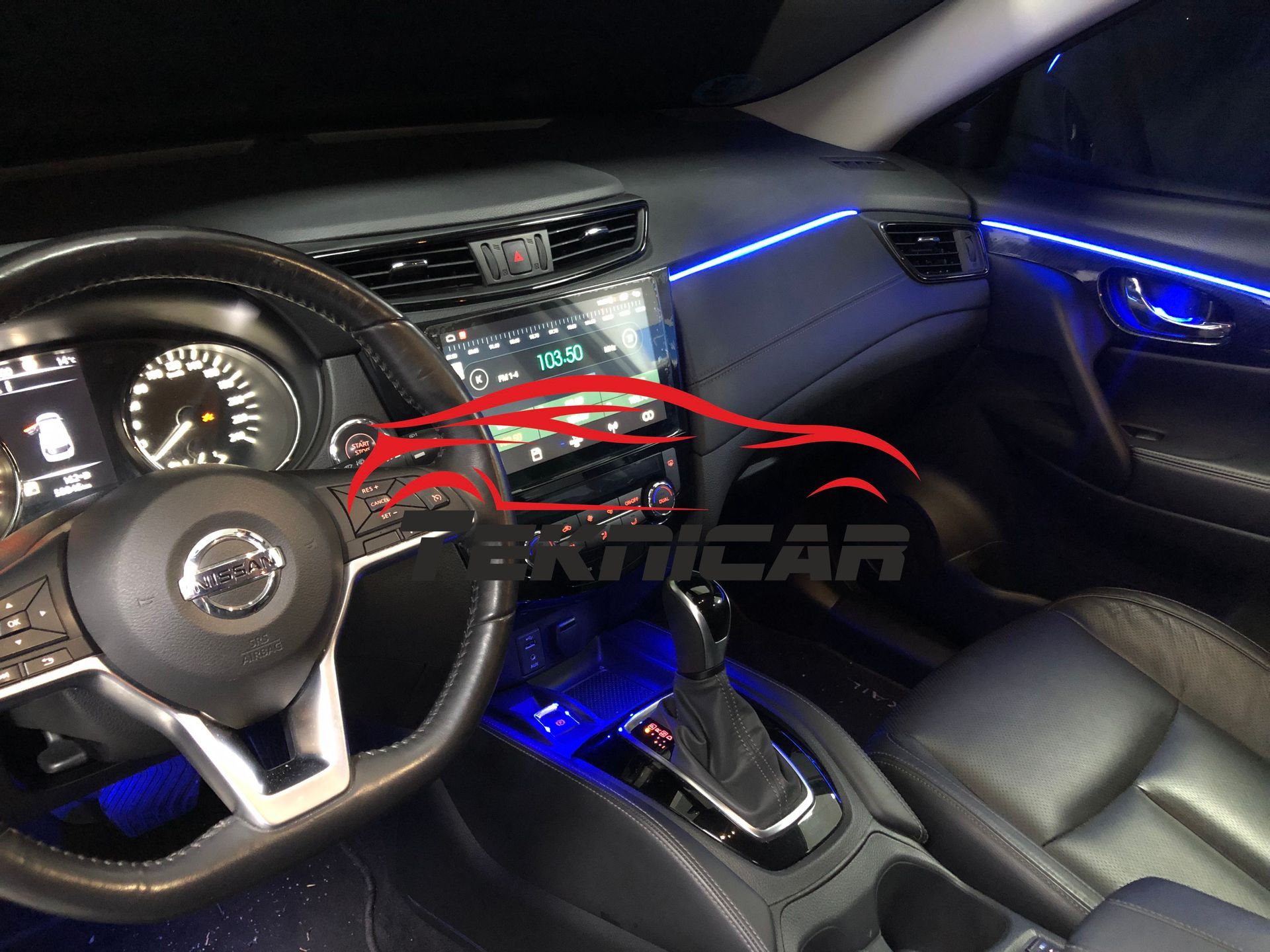 Iluminacion led ambiente Nissan X-Trail